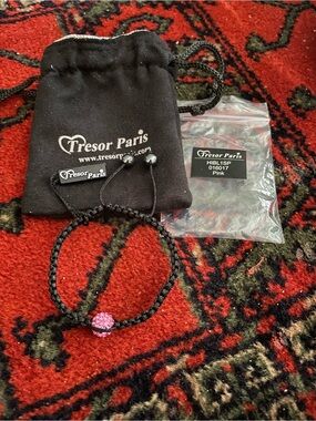 Lovely Tresor Paris Pink Chrystal Bracelet